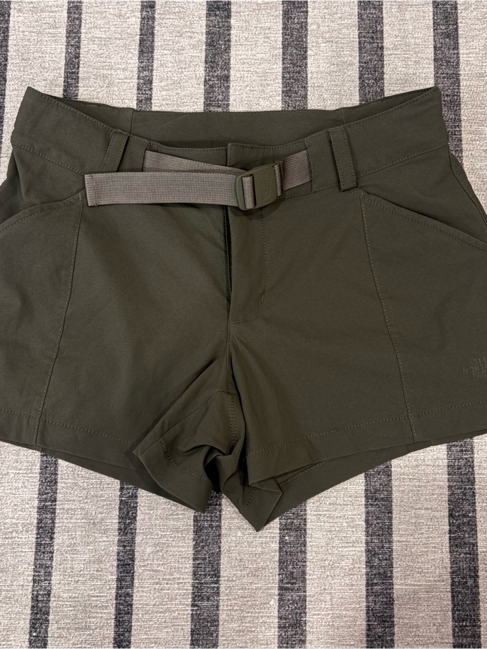 The North Face Women’s Olive Green Stretch Hiking Shorts